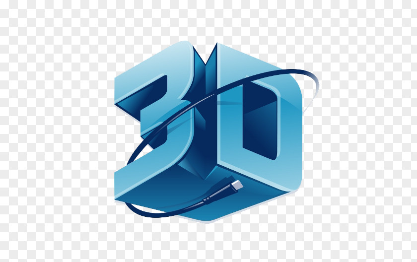 Design Logo 3D Film Printing PNG
