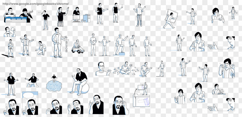 Double Eleven Storyboard Person PNG