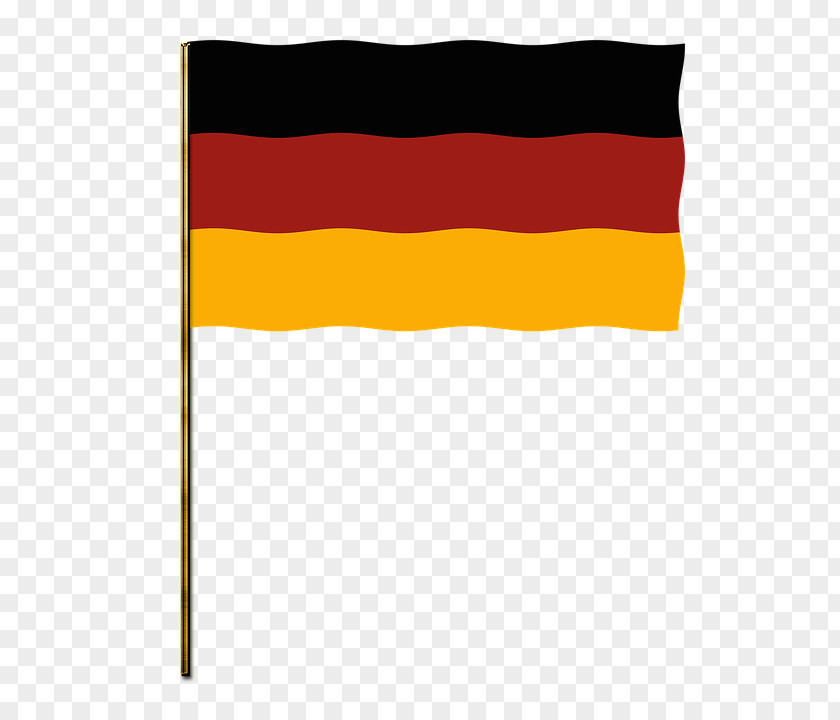 German Flag Yellow Angle Pattern PNG