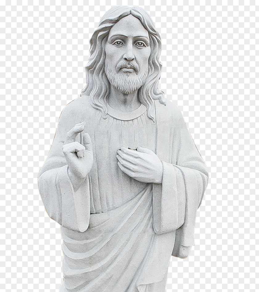 Jezus Statue Christ The Redeemer Classical Sculpture Figurine PNG