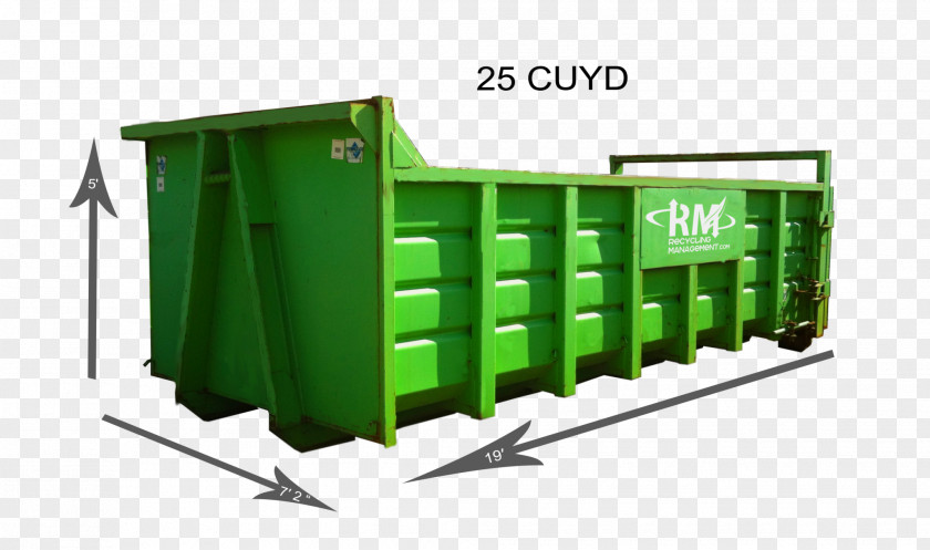 1 Yard Garbage Containers Recycling Management Ltd Steel Metal Machine PNG