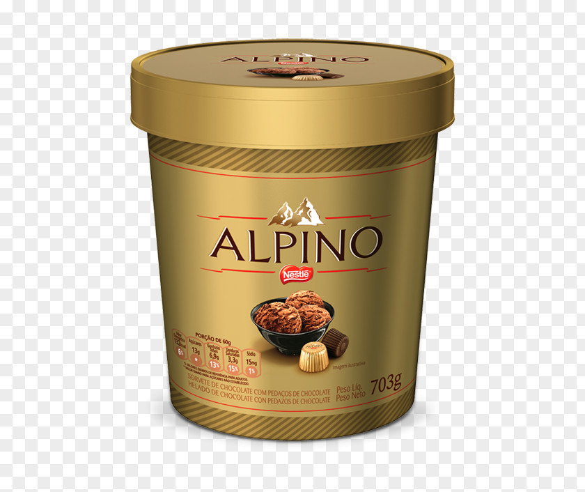 3D Mockup Ice Cream Alpino Product Nestlé Packaging And Labeling PNG