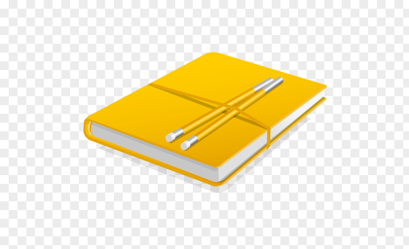 Modern Booklet My Book Of Yellow PNG