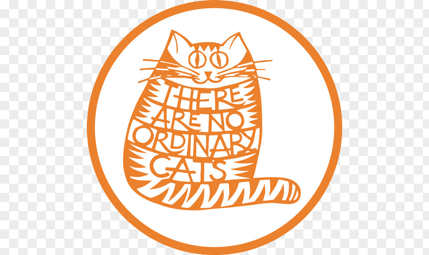 Paper Cutting No Ordinary Cats Quotation Art PNG