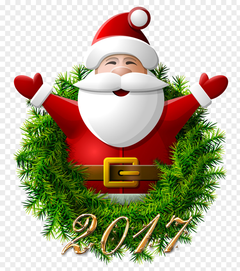 Santa Claus Christmas Day Party Child Decoration PNG