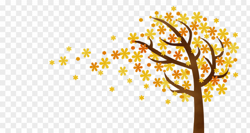 Twig Yellow Font Sunlight Happiness PNG