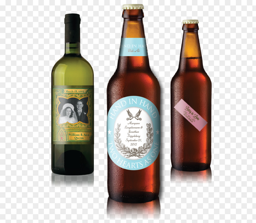 Beer Labels Bottle Wine Alcoholic Drink PNG