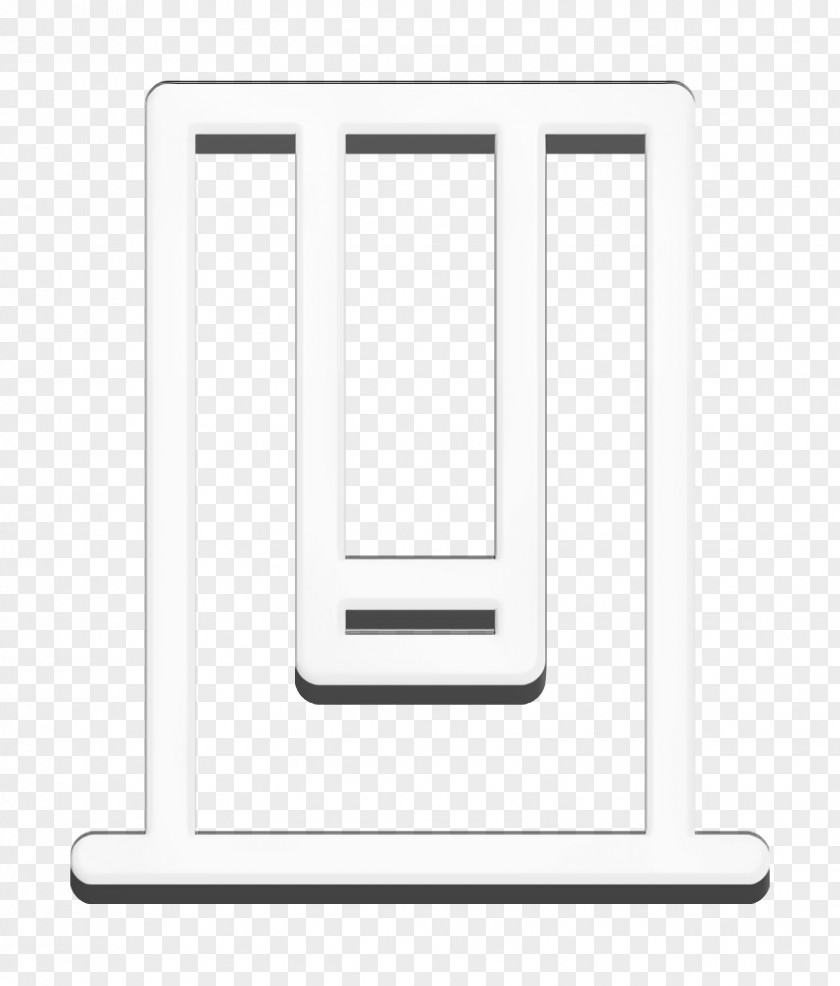 Blackandwhite Rectangle Accessories Icon Equipment Game PNG