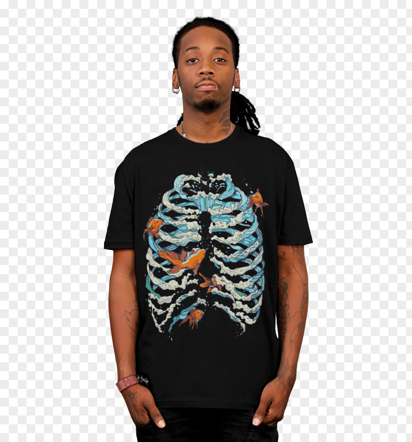 Fish Bone T-shirt Art PNG