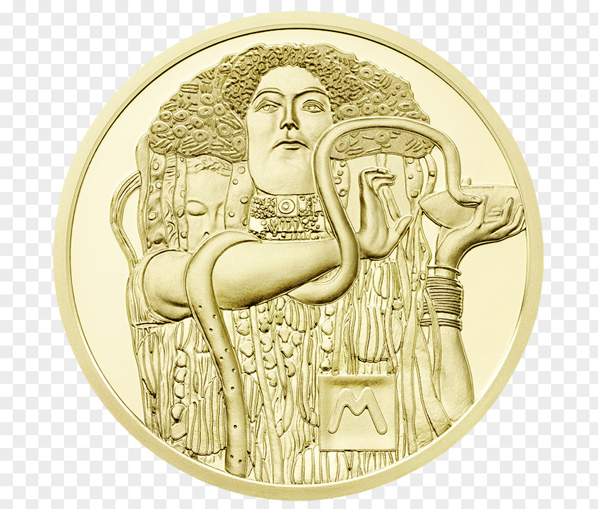 Gold Austrian Mint Coin PNG