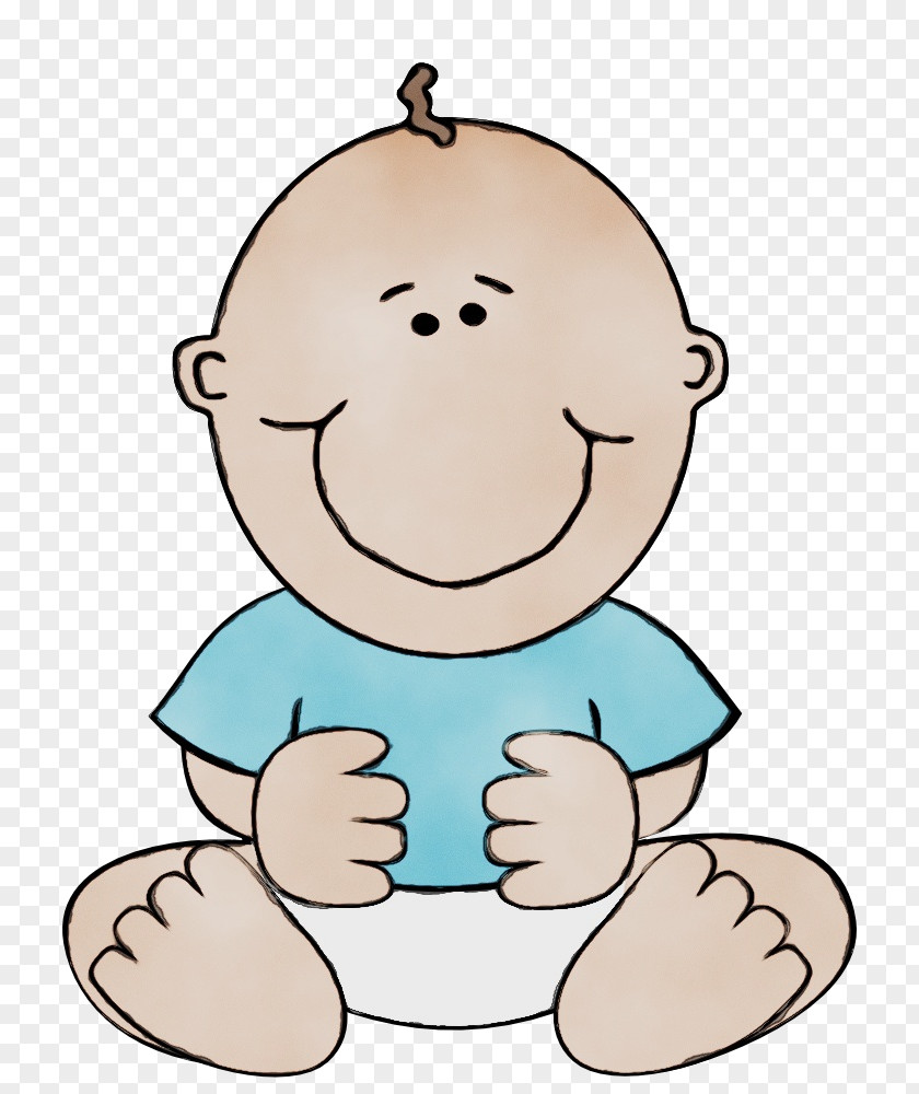 Thumb Happy Cheek Cartoon Child Clip Art Head PNG