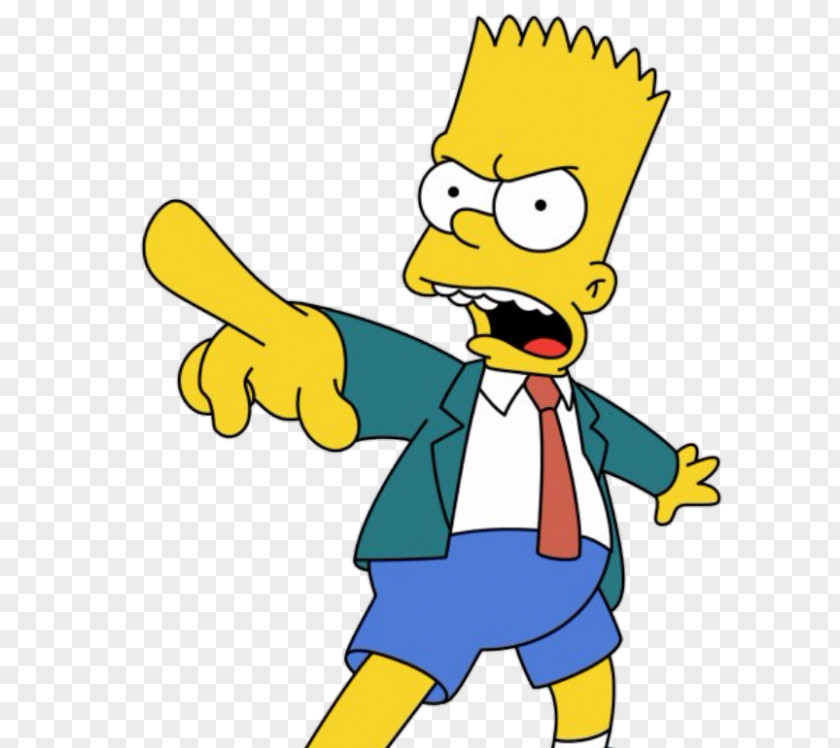 Bart Simpson Homer Marge Grampa Image PNG