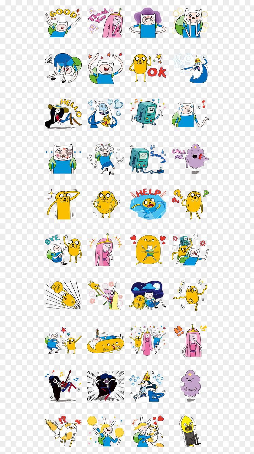 Finn The Human Cartoon Network Sticker LINE PNG