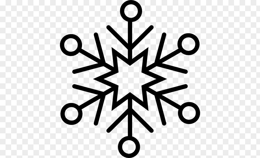 Ice Crystal Snowflake PNG