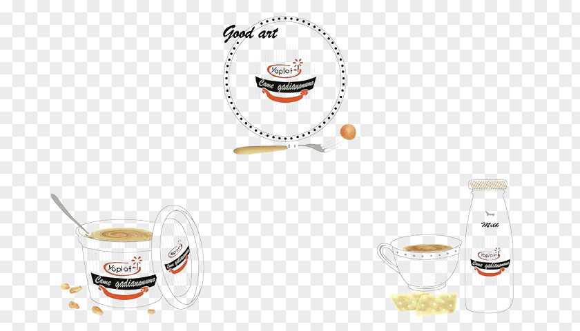 Milk And Coffee Mix Breakfast Cafxe9 Au Lait PNG