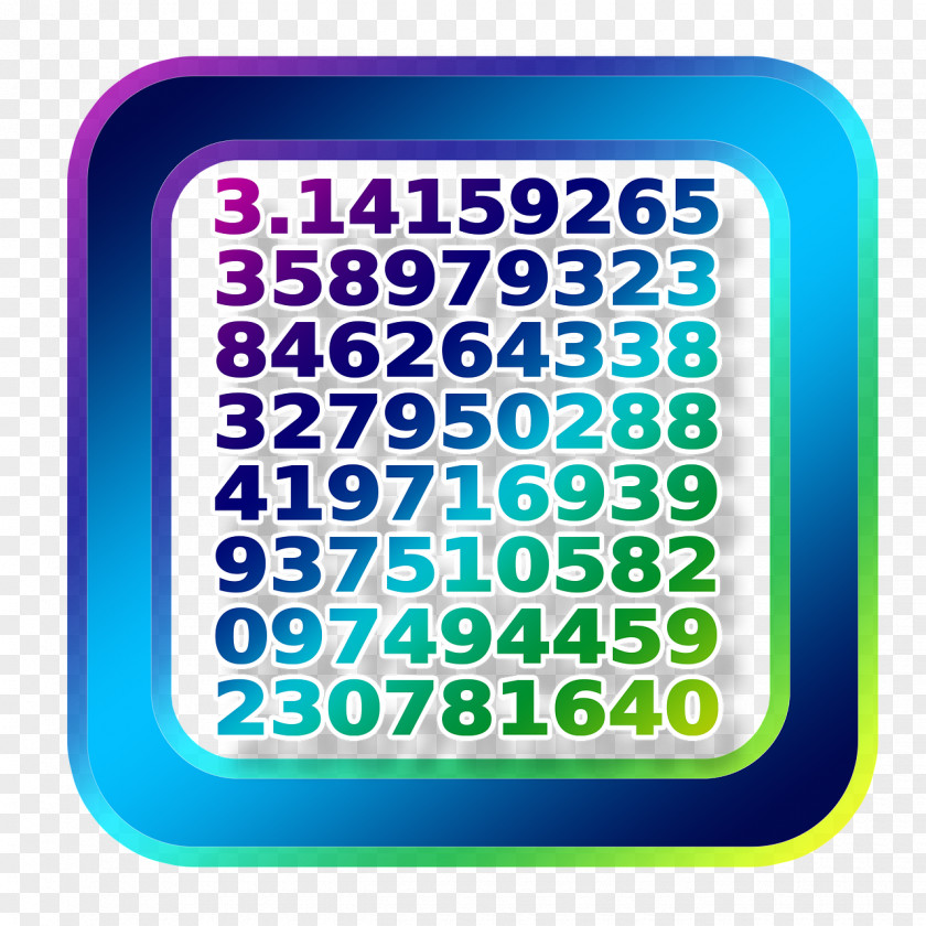 Pi Diameter Radius Irrational Number PNG