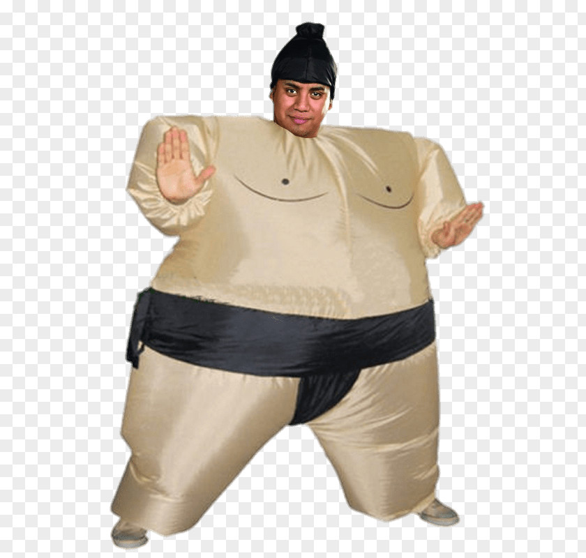 Sumo Inflatable Costume Wrestling Suit PNG