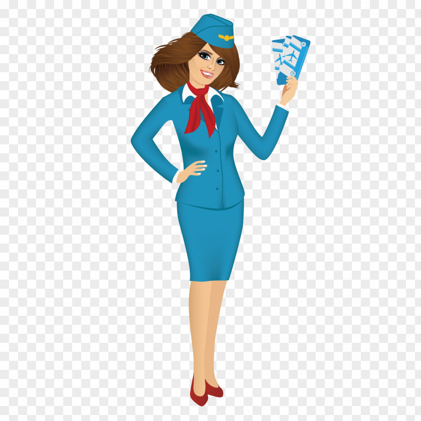 Airplane Flight Attendant 0506147919 Airline PNG