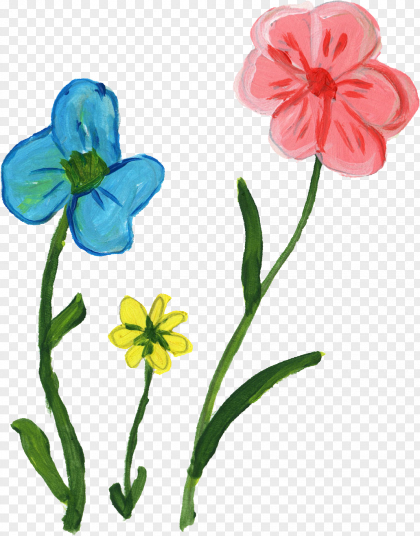 Flower Paint Clip Art PNG