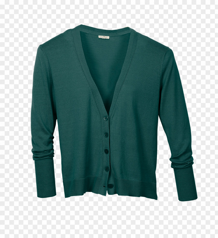 Shirt Cardigan Sleeve Turquoise PNG