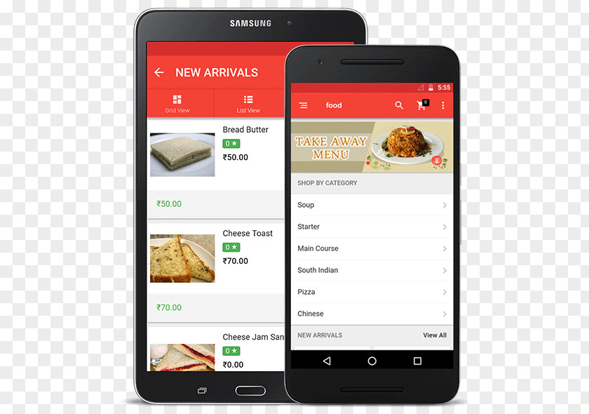 Smartphone Feature Phone Restaurant Food Delivery PNG
