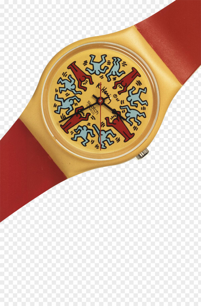 Swatch: Keith Haring-Model Avec Personnages ArtistWatch Haring PNG