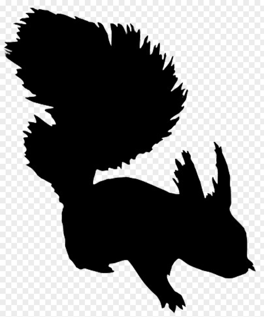 Animal Silhouettes Squirrel Clip Art PNG