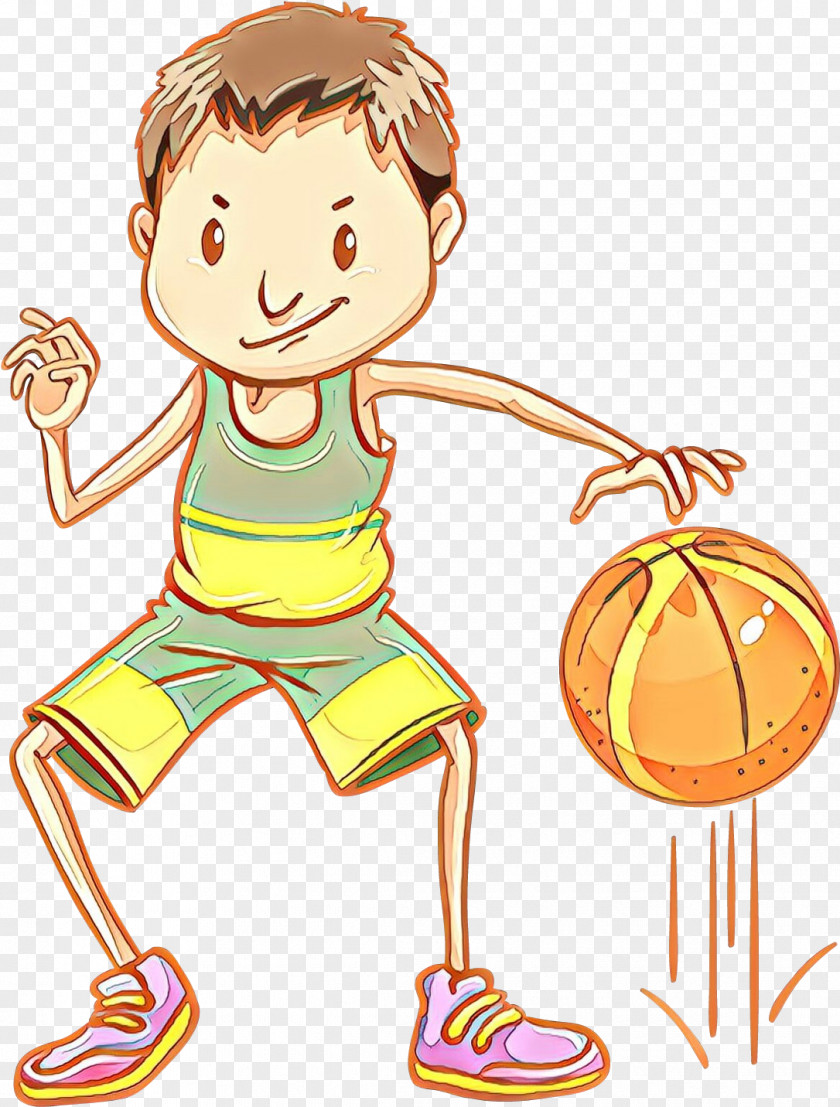 Cartoon Happy Playing Sports Child Pleased PNG