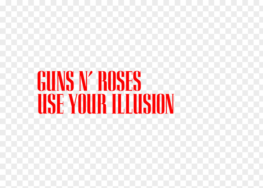Guns And Roses Logo N' Use Your Illusion I Typography Font PNG