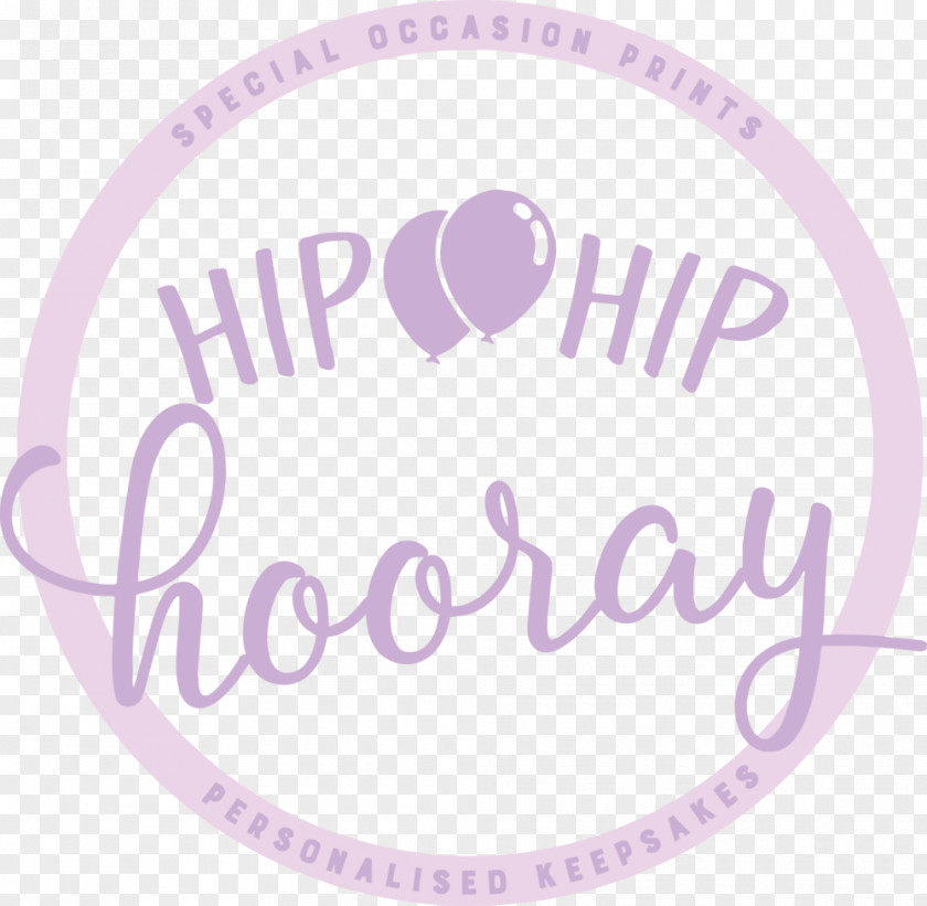 Hooray Hip Birthday Logo Web Project PNG
