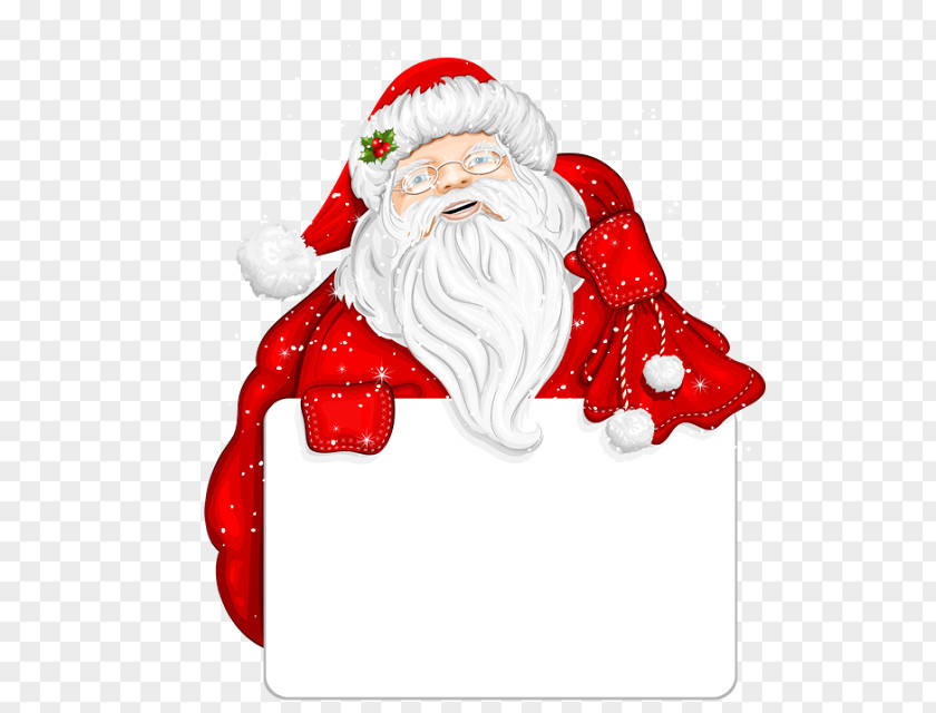 Santa Claus Christmas Day Image Borders And Frames Clip Art PNG