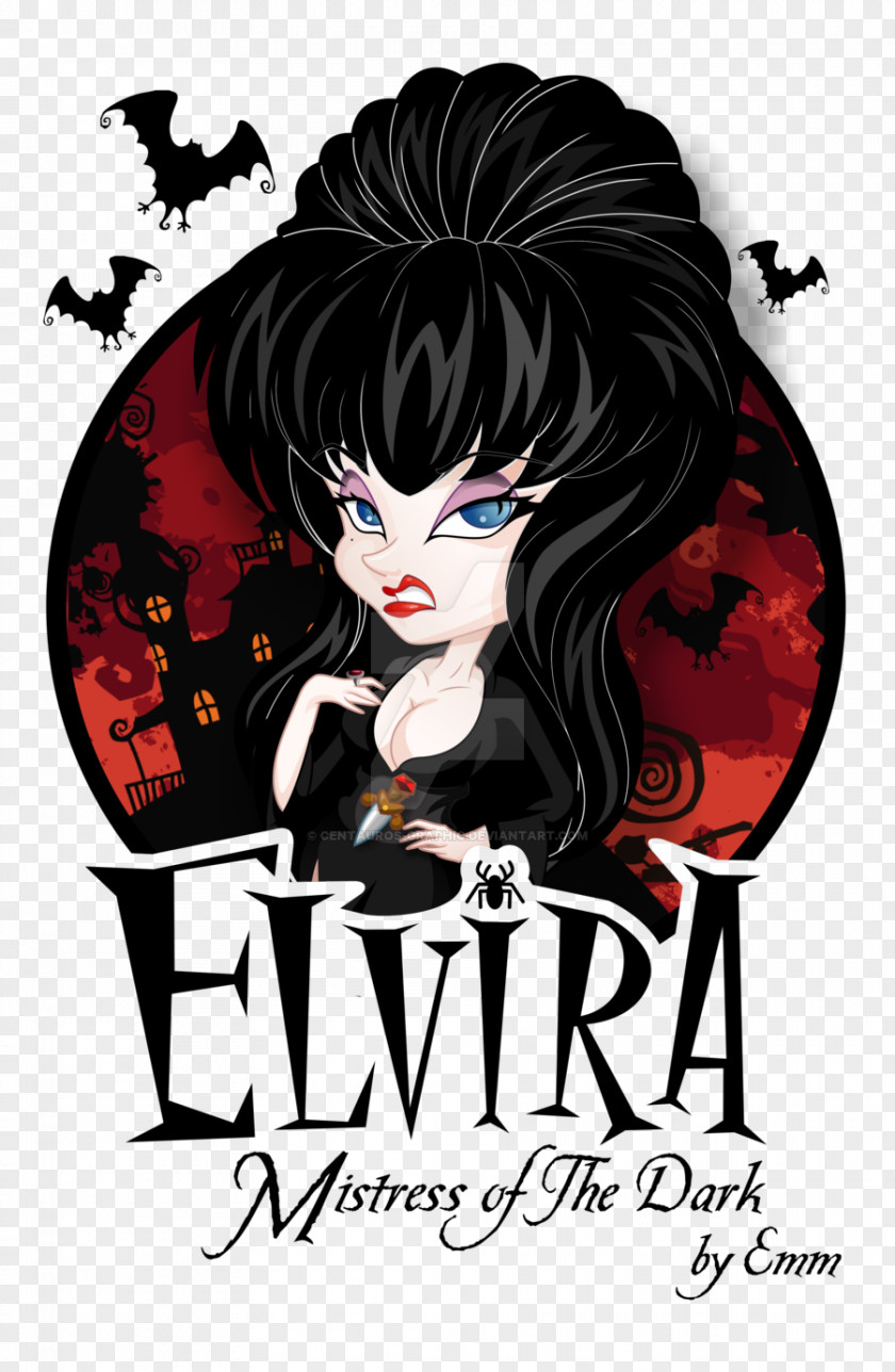 W0077616x12 In / 40x30 Cm Elvira American Actress Image Poster High Quality Gloss Print Laminated 32x24 DrawingMorticia Addams Illustration PNG