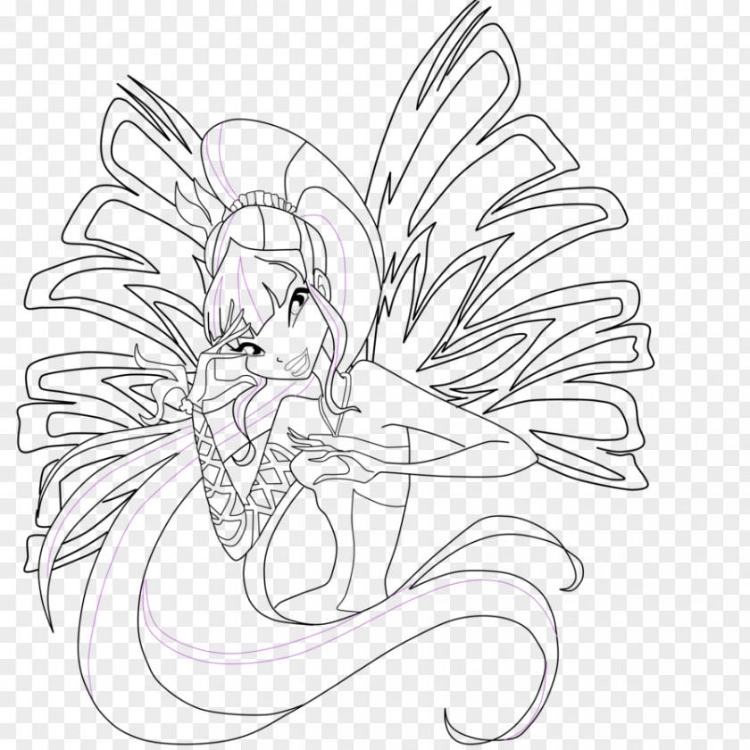 Winx Club Season 6 Musa Stella Flora Bloom Sirenix PNG