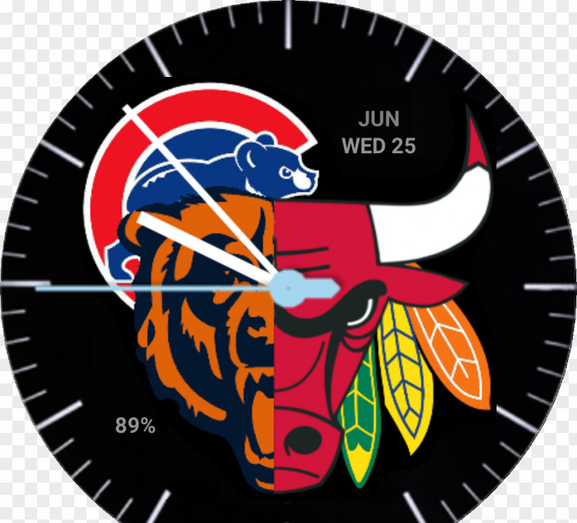 Chicago Bears Moto 360 (2nd Generation) Samsung Gear S2 Cubs LG G Watch R PNG
