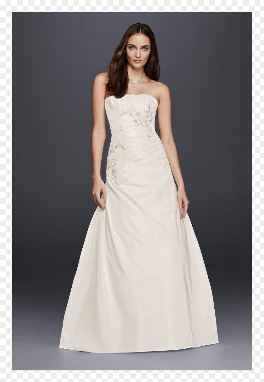 European Style Wedding Dress David's Bridal A-line PNG
