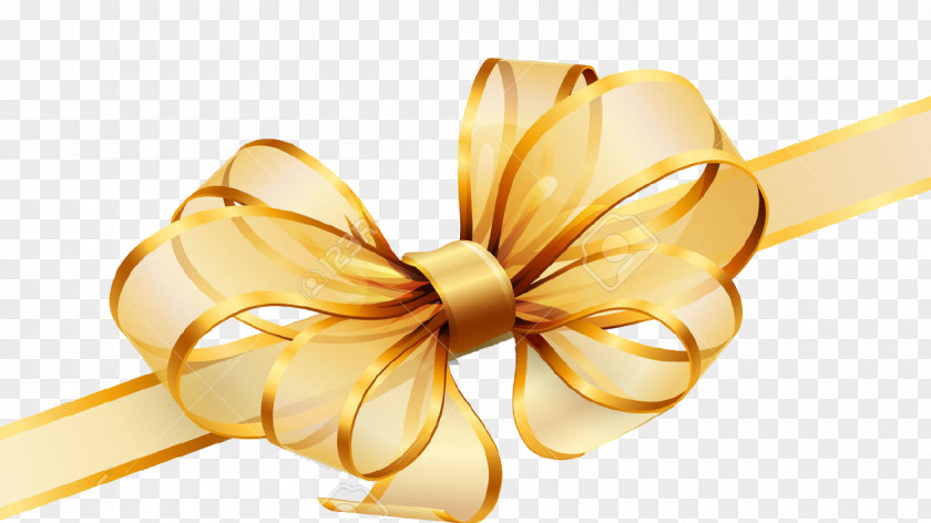Gold Vector Gift Greeting & Note Cards Ribbon Holiday PNG