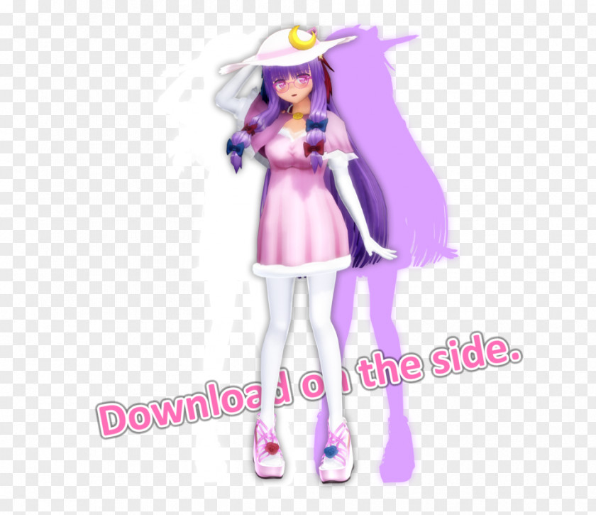 Patchouli The Embodiment Of Scarlet Devil MikuMikuDance Bit Hopeless Masquerade PNG