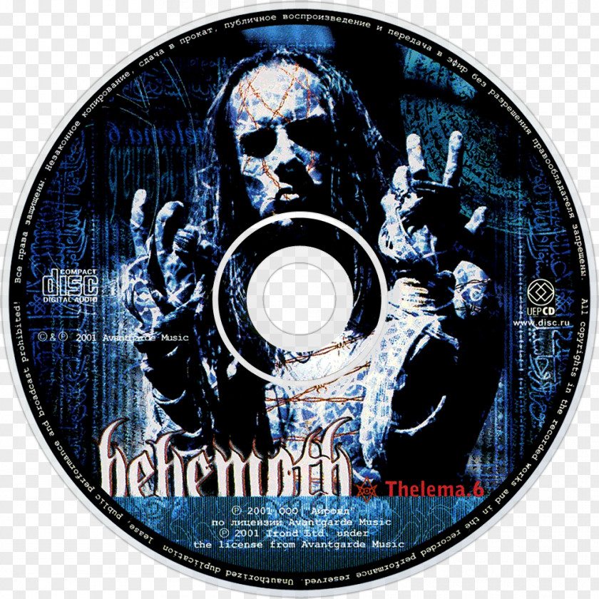 Thelema Behemoth Thelema.6 Zos Kia Cultus (Here And Beyond) Satanica Album PNG