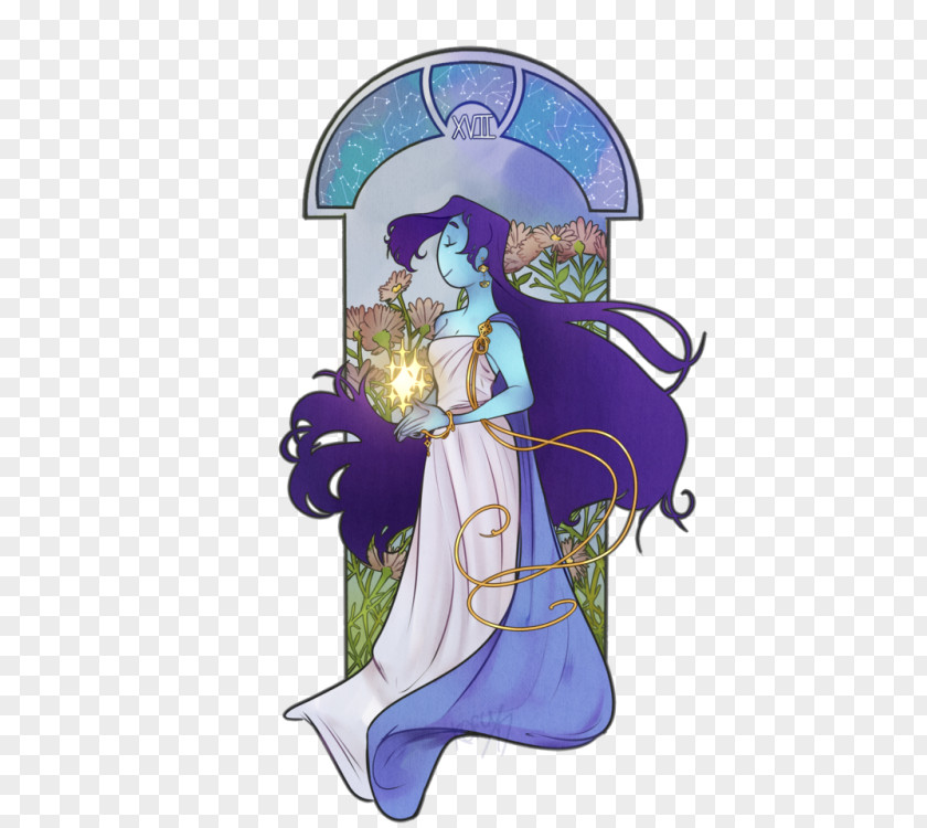 Adventure Time Tumblr Illustration Woman Fairy Cartoon Purple PNG