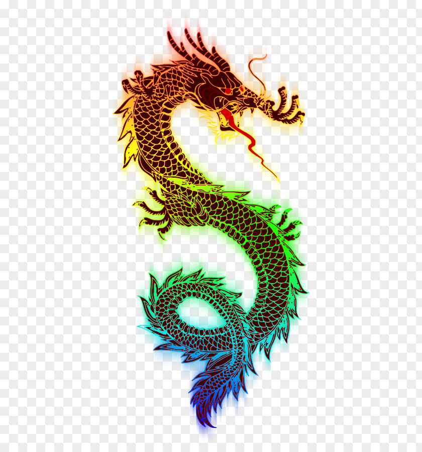 Dragon Cliparts Hong Rainbow Clip Art PNG