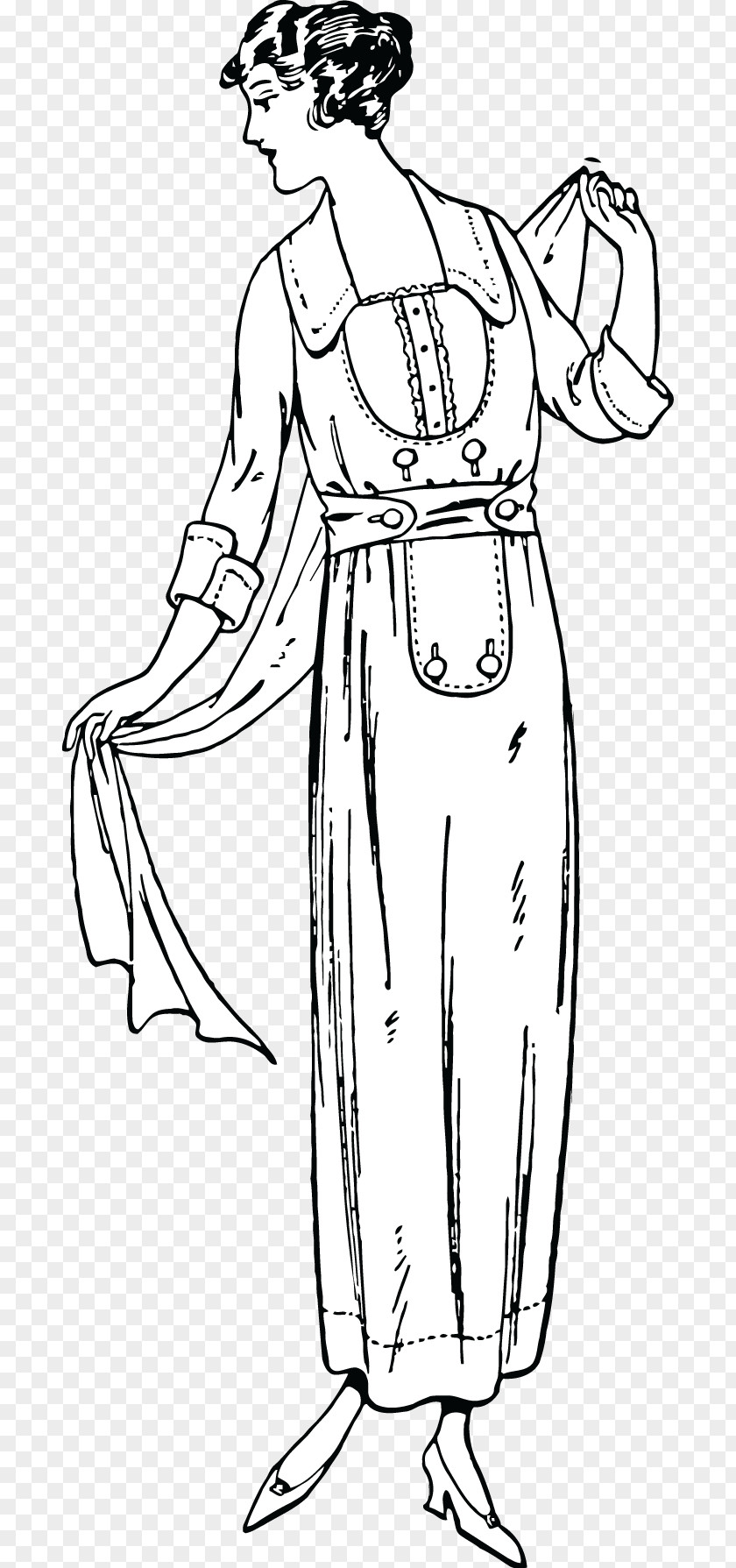 Lady Macduff Macbeth 2015 Finger Shoe Illustration Line Art Costume PNG