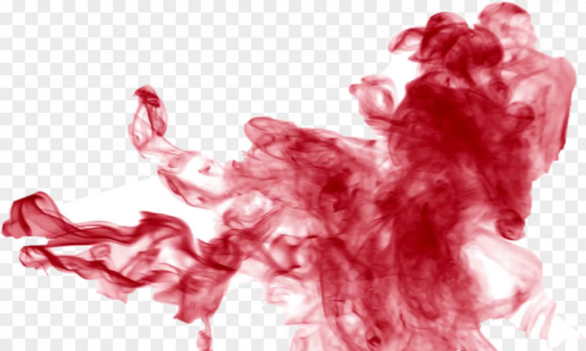 Long Hair Smoke Pink Red Hand Magenta PNG