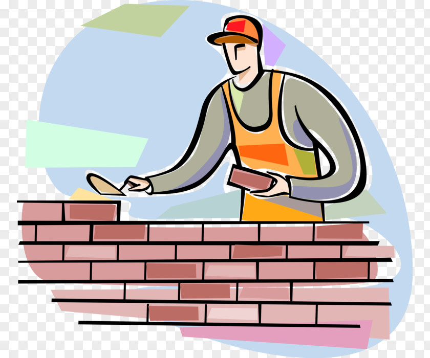 Roofer Construction Worker Bricklayer Brick PNG