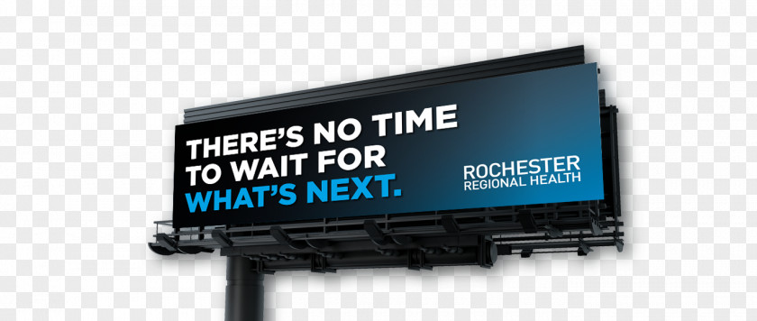 Billboard Display Advertising Rochester Regional Health Device PNG