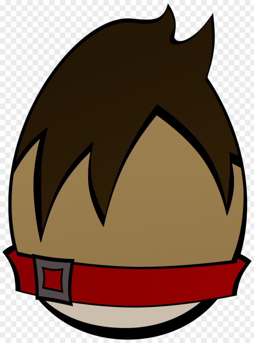 Egg Hunter Snout Headgear Maroon Character Clip Art PNG