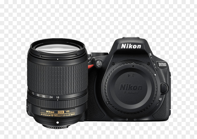 Nikon Camera AF-S DX Nikkor 18-140mm F/3.5-5.6G ED VR D5500 Zoom-Nikkor 18-55mm 35mm F/1.8G Format PNG