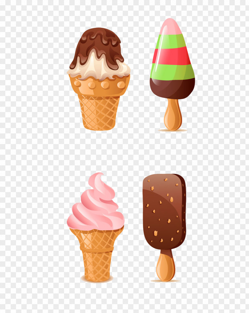Delicious Cold Drinks Ice Cream Cone Sundae Snow PNG