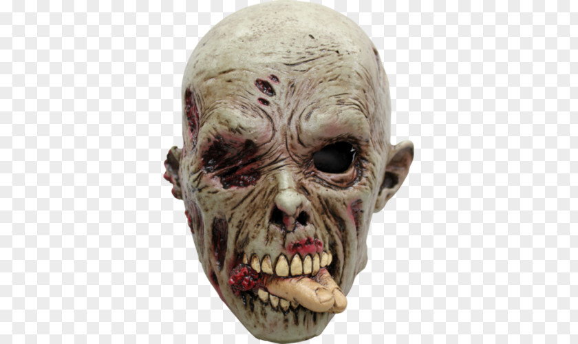 Mask Latex Flesheater Halloween Costume PNG