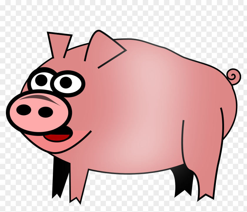 Pig Vector Free Roast Content Clip Art PNG