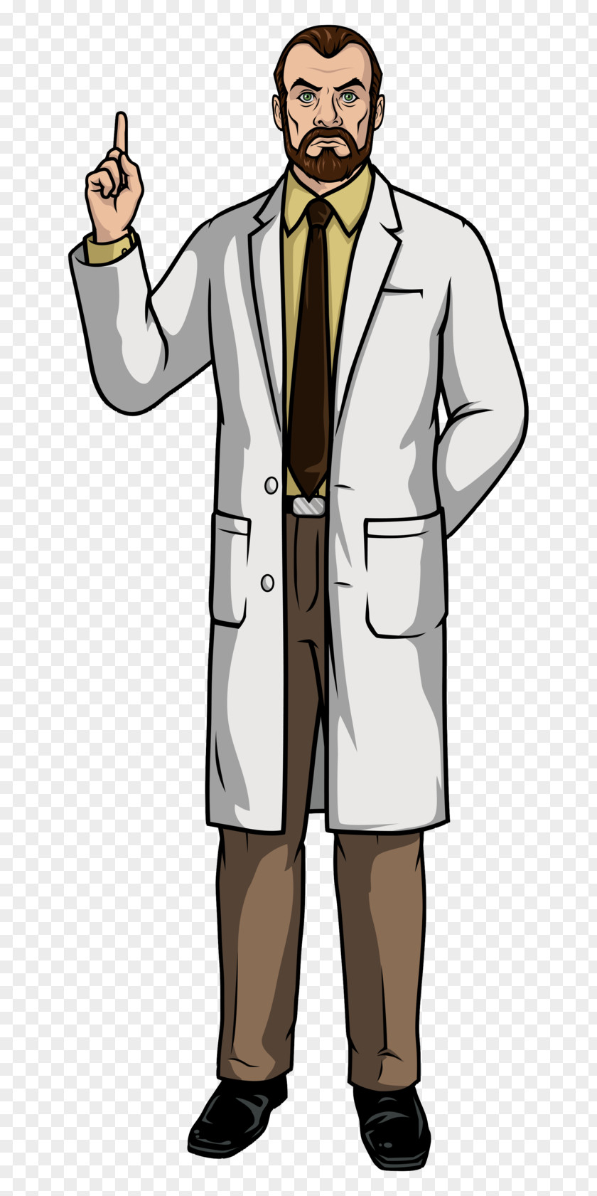 Archer Lucky Yates Dr Krieger Sterling Doctor PNG